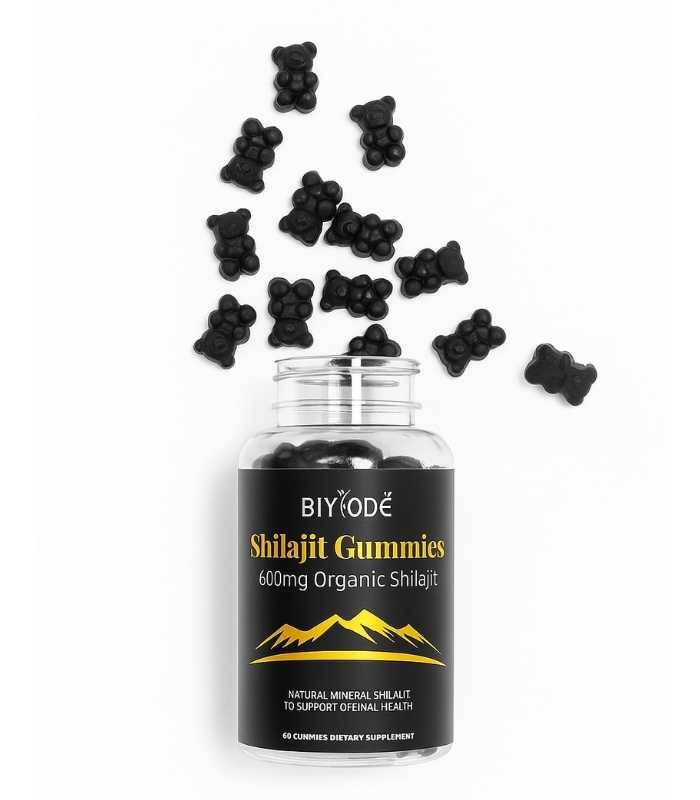 Shilajit Gummies – 600mg Organic Shilajit